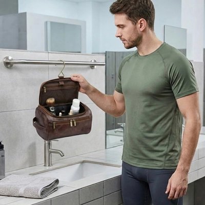 Trousse de toilette homme