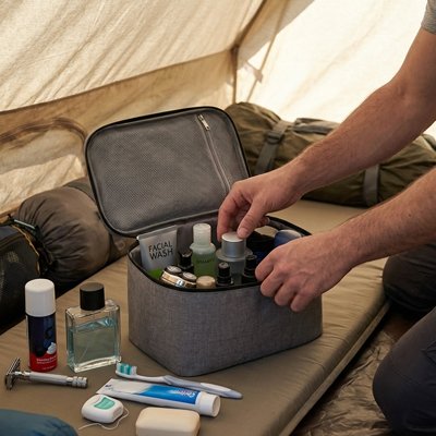 Trousse de toilette homme 