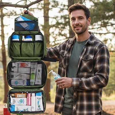 Trousse de toilette homme 